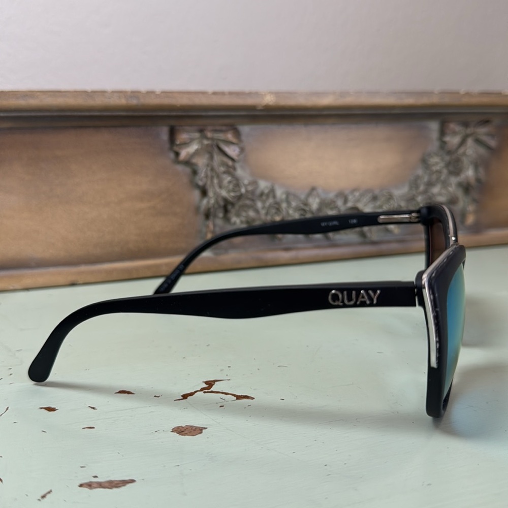 QUAY My Girl Black / Smoke Sunglasses - Picture 6 of 11